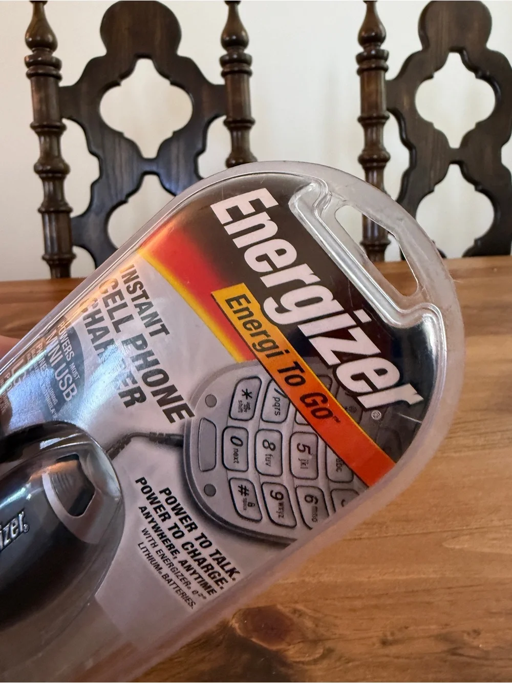 Energizer Instant Cell Phone Charger - Black mini USB LG phones